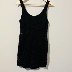 BLUENOTES Black Lace Bodycon Mini Dress